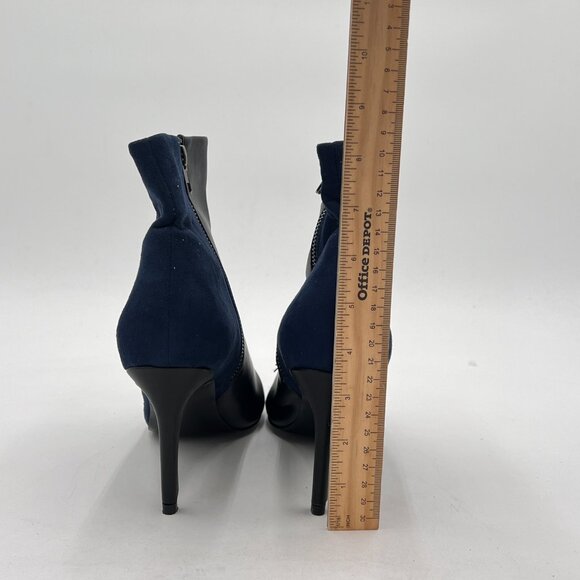 Women Closed Pointy Toe Ankle Boots High Stiletto Heels Patent Leather Booties D - Picture 4 of 6